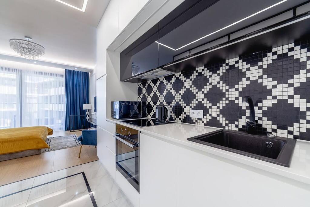 Stylowy Apartament Centrum Warszawy Z Tarasem Warszawa Eksteriør bilde